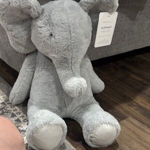 Pottery barn plus Gray Elephant Decorative Pillow Plush - Pottery Barn Kids